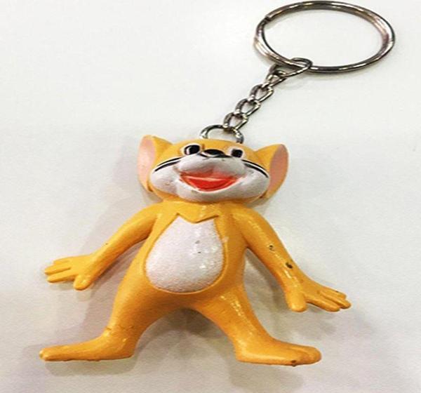 Büro Ev Hediyesi için Çizgi Kedi Tom Modeli Anahtarlığı - Image 1
