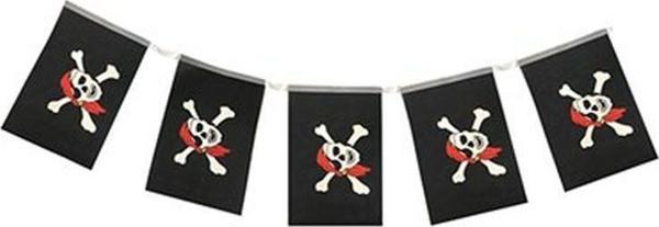 Büro Ev Partisi için 8PARÇA Korsan Logo Baskılı Flama Süs Afiş Süsleme Seti - Image 1