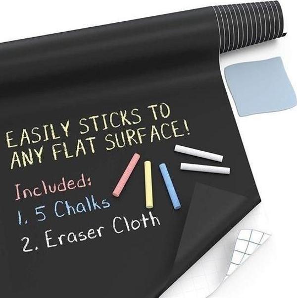 Çocuk Odası için Duvara Yapışır Rulo Sticker Yazı Yazma Çalışma Panosu - Image 1