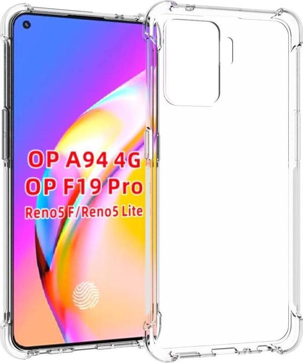 Oppo Reno 5 Lite Uyumlu Darbe Önleyici Sararmaya Dayanıklı Airbag Korumalı Ultra Slim TPU Şeffaf Silikon Kılıf - Image 1