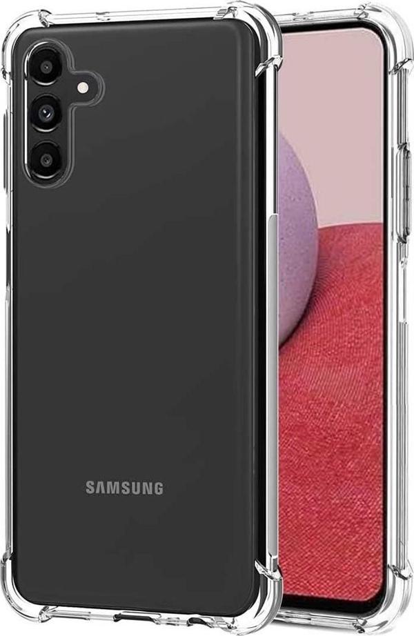 Samsung Galaxy A14 Uyumlu Darbe Önleyici Sararmaya Dayanıklı Airbag Korumalı Ultra Slim TPU Şeffaf Silikon Kılıf - Image 1