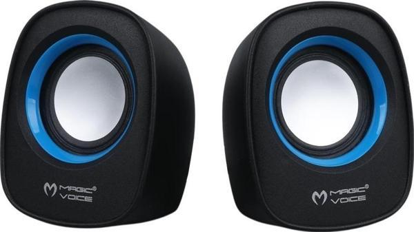 Magicvoice D-05A Mini 5 Watt Aux 2.0 Multimedia 1+1 USB Speaker - Hoparlör - Image 1