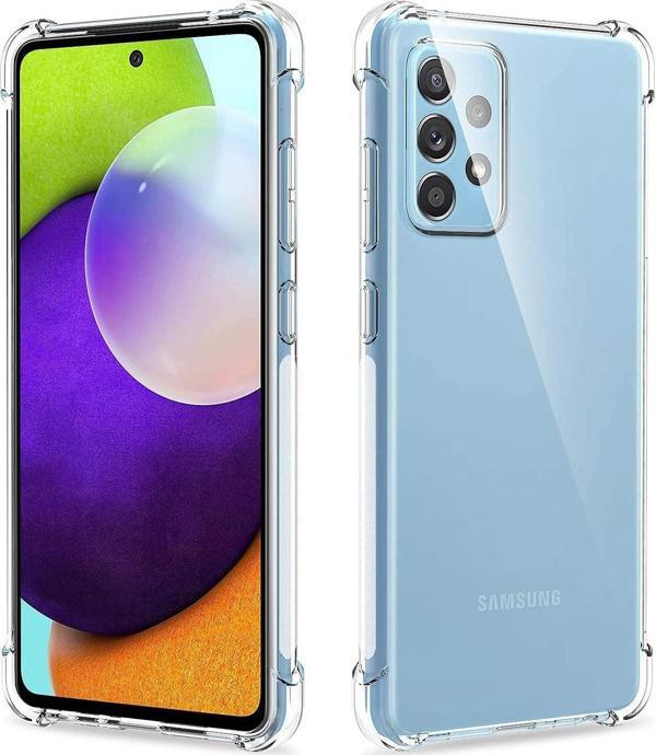 Samsung Galaxy A32 Uyumlu Darbe Önleyici Sararmaya Dayanıklı Airbag Korumalı Ultra Slim TPU Şeffaf Silikon Kılıf - Image 1