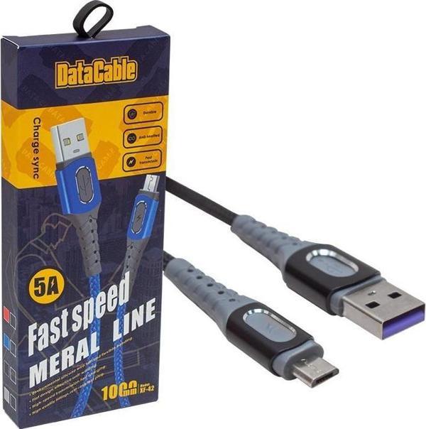 Powermaster PM-3780 Örgülü 5 Amper Micro Usb Hızlı Şarj Data Kablosu - Image 1