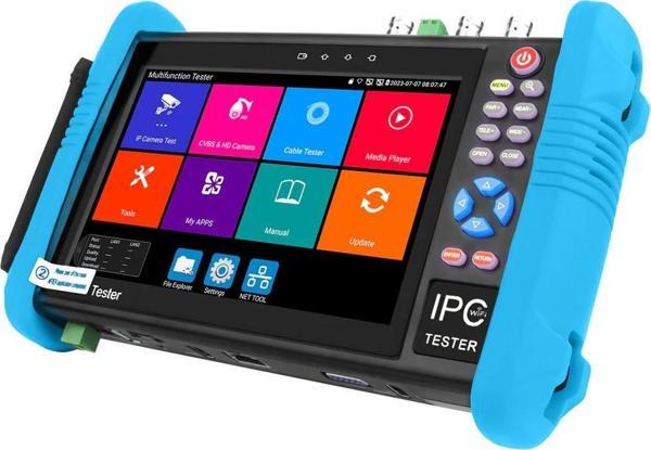 Noyafa NF-IPC716ADHS 7'' Ekranlı IPC-ONVIF-AHD-CVI-TVI-HDMI-Analog Girişli Cctv Kamera Test Cihazı   - Image 1