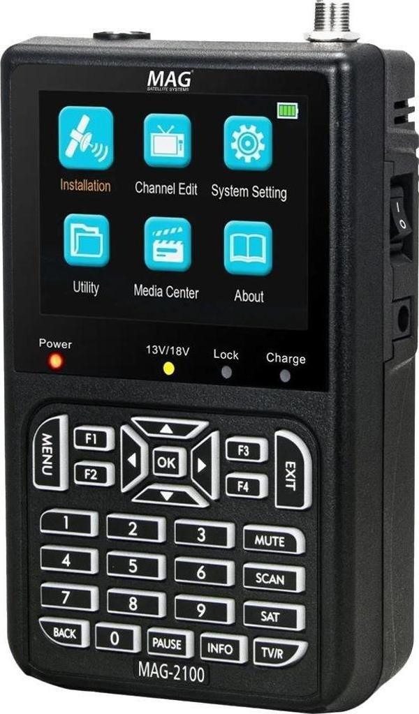 Mag MAG-2100 3.5'' DVB-S/S2 LCD Ekran Görüntülü HD Uydu Yön Sinyal Bulucu - Image 1
