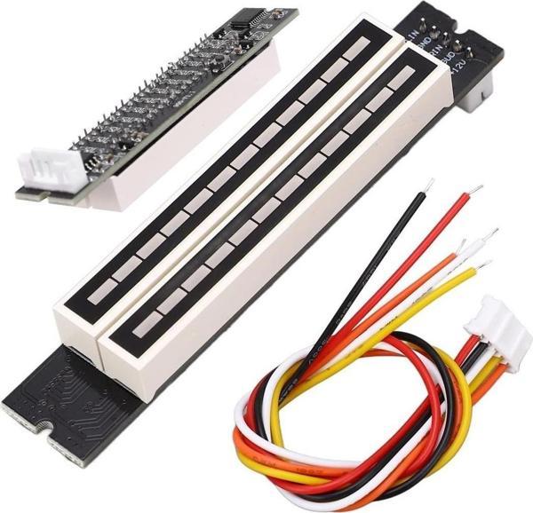PowerMaster PM-26793 12Bit Led Müzik Seviyesi Gösterge Modülü Turuncu Kırmızı DC12Volt - Image 1