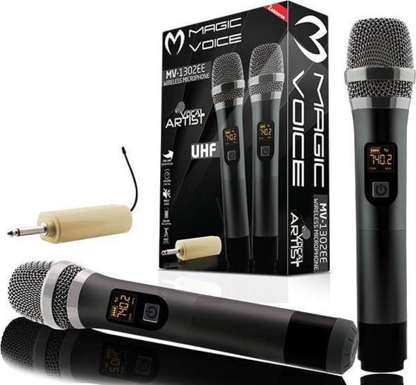 Magicvoice MV-1302EE  2 El Kablosuz Mikrofon - Image 1