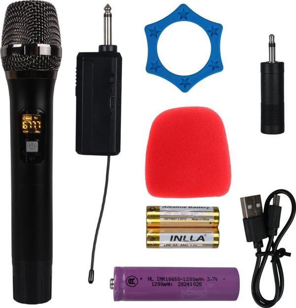 MagicVoice MV-21760 UHF Ekranlı Kablosuz Telsiz Mikrofon - Image 1
