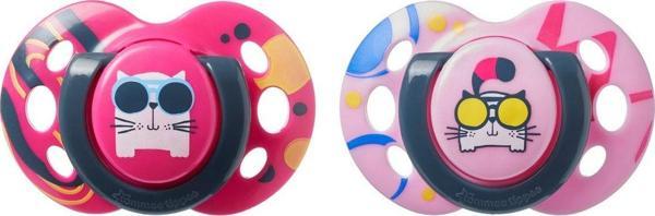 Tommee Tippee 2X Fun Emzik 6-18 Ay Pembe - Image 1