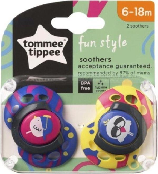 Tommee Tippee Fun Style Emzik 2'Li - Image 1