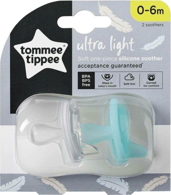 Tommee Tippee Ultra Light 2Li Silikon Emzik 0 6 Ay Doğal - Image 1