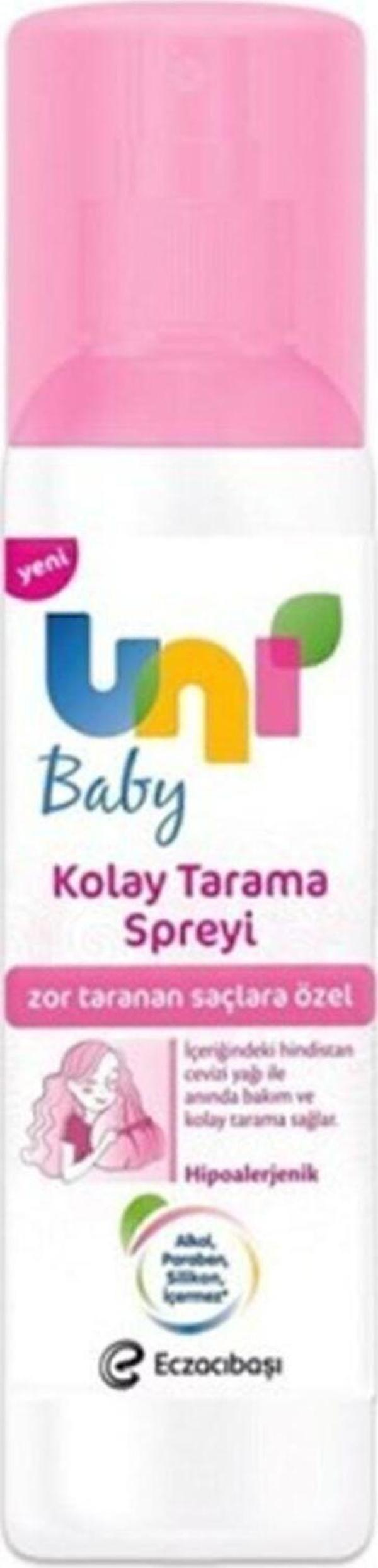 Uni Baby 200 Ml Kolay Saç Tarama Sprey - Image 1