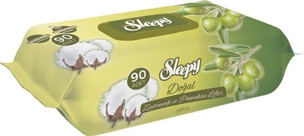 Sleepy Doğal Zeytinyağlı Islak Havlu 90'lı - Image 1