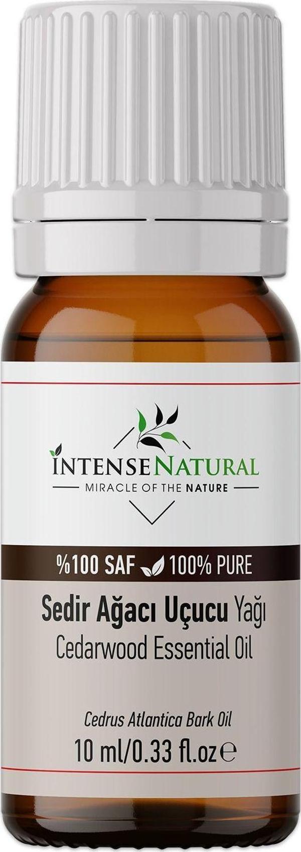 İntense Natural Sedir Ağacı Uçucu Yağı 10 Ml %100 Saf Ve Doğal Cedarwood Essential Oil - Image 1