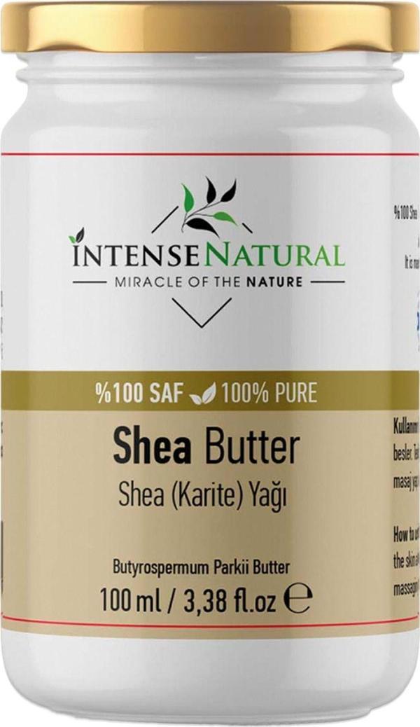 İntense Natural Shea Butter Soğuk Sıkım 100 Ml %100 Saf Ve Doğal Karite Yağı Shea Butter Oil - Image 1