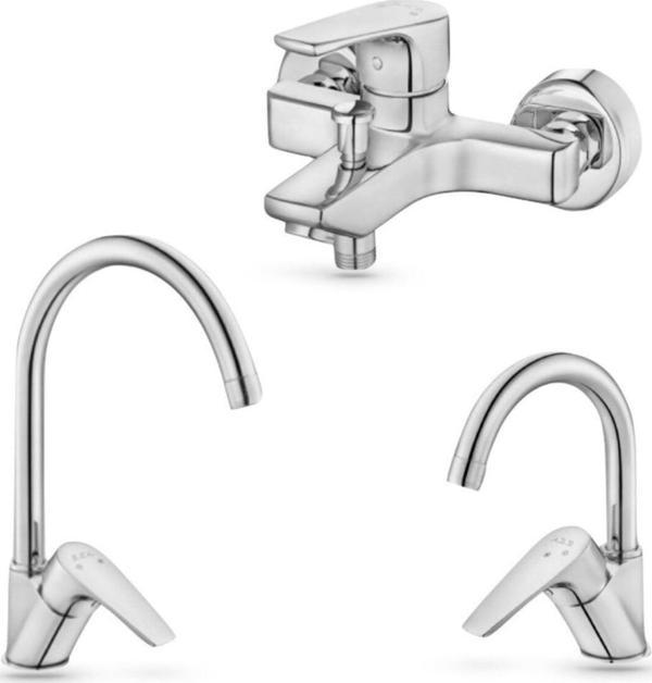 Niobe Banyo, Niobe Eviye, Niobe Lavabo Bataryası Üçlü Set. - Image 1