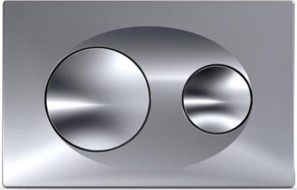Serel Gömme Rezervuar Kumanda Paneli P400120 Parlak Krom Panel (metal Kaplama) - Image 1