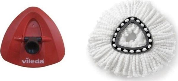 Turbo Microfiber Paspas Yedek Ve Üçgen Başlık Set Ürün / Wess Group - Image 1