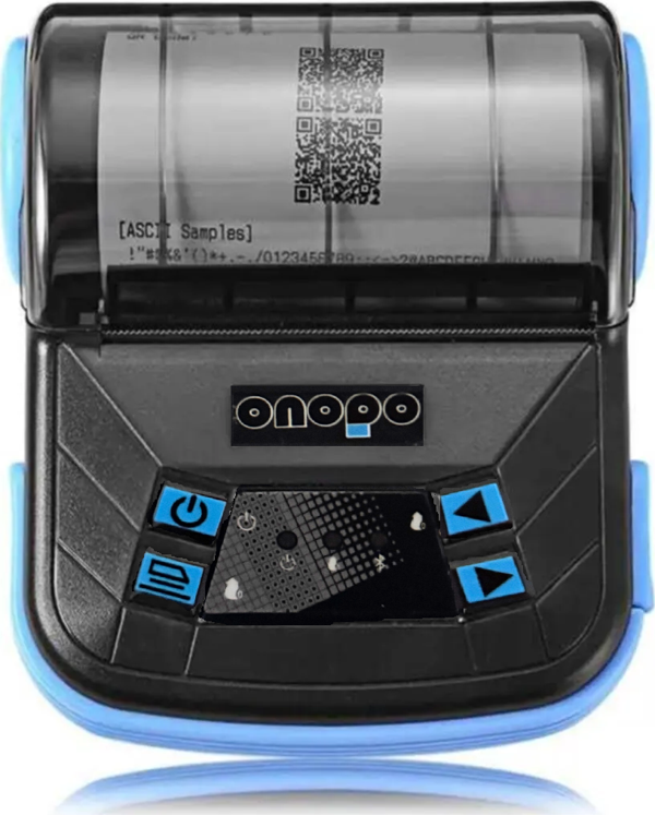 onopo Mtp-3 Mobil Taşınabilir Termal Fiş Yazıcı 80mm Baskı Genişliği Mavi - Image 1