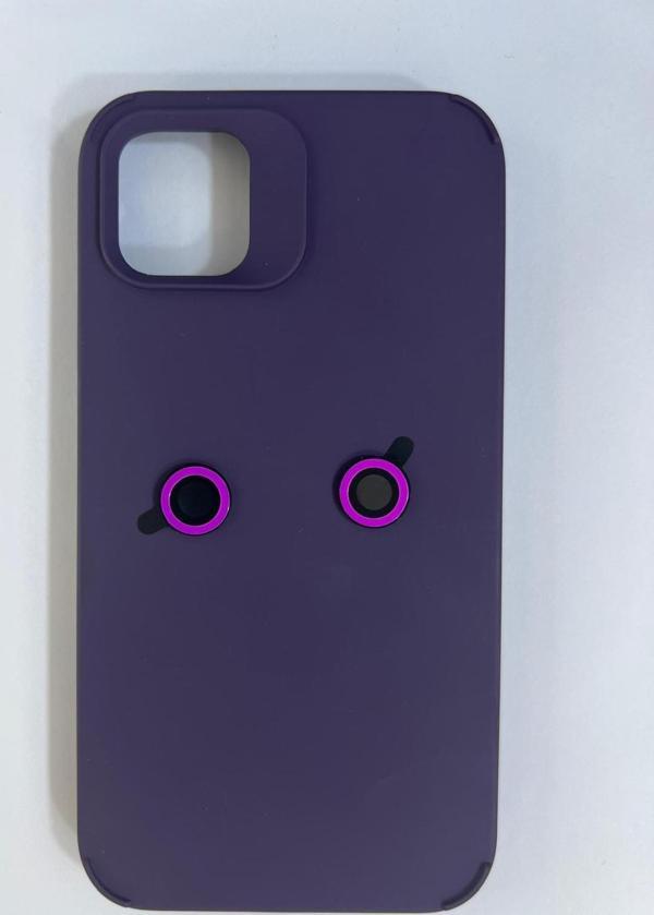 İPHONE 11 MOR İÇİ SÜETLİ KAMERA KORUYUCULU SİLİKON KILIF - Image 1