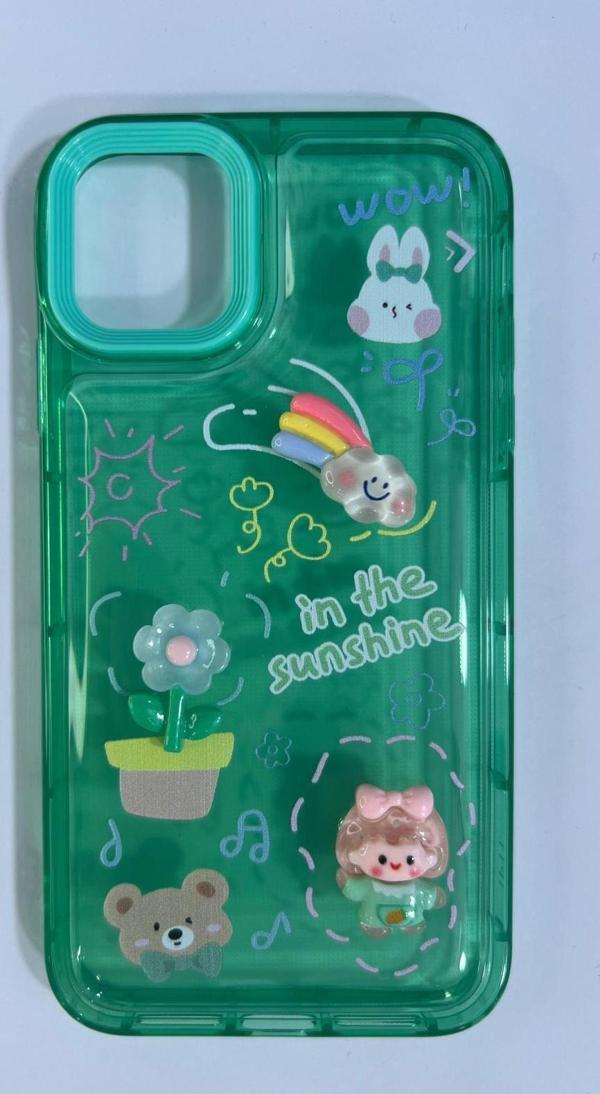 ARMORİX İPHONE 11 3D YEŞİL FİGÜRLÜ SİLİKON KILIF - Image 1