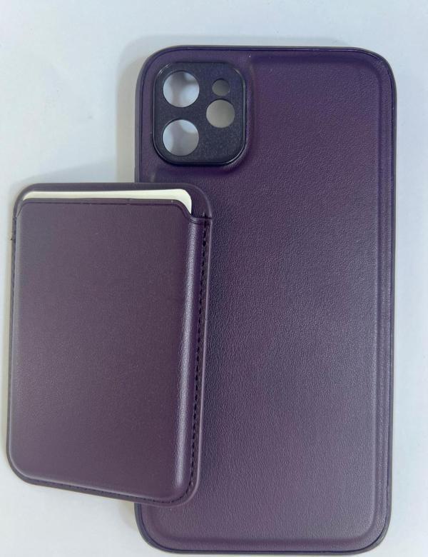 ARMORİX İPHONE 11 MOR MAGSAFELİ MAGNETİK KARTLIKLI KILIF - Image 1