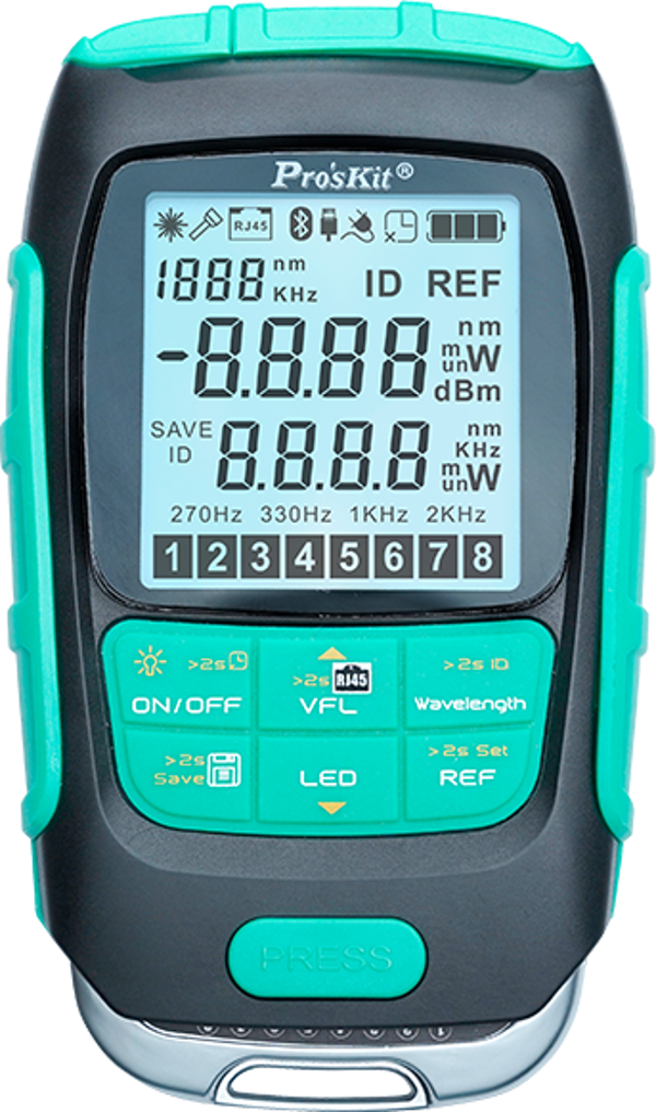 Luxury , 4in1 Fiber Optik Güç Ölçer Lan Kablosu Test Cihazı  Proskit MT-7615 - Image 1