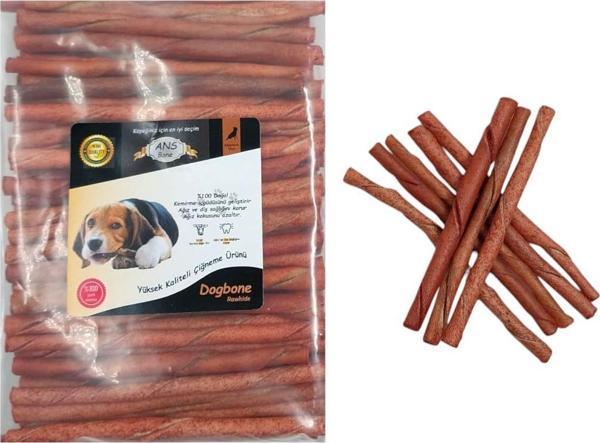 Naturel Burgu Köpek Kemiği 12 cm | 6-7 gr – %100 Doğal, Diş Temizleyici ve Çiğneme Desteği 100 Adet - Image 1