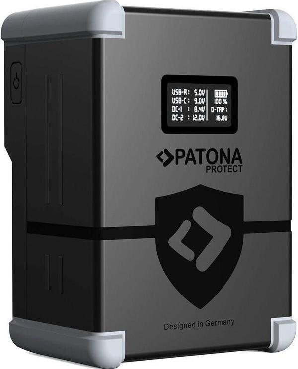 Patona Protect V-Mount Batarya V99-Pd100 99Wh Usb-C Usb-A D-Tap 2Xdc-Out - Image 1