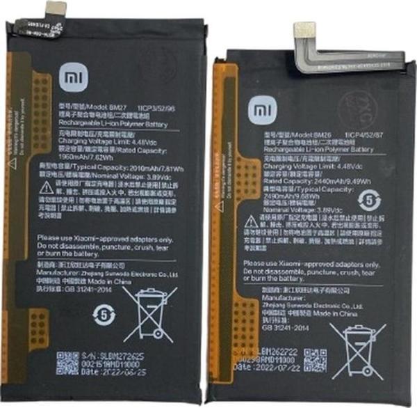 Xiaomi Mi Mix Fold 2 Pil Batarya Takım 2 Ad Bm26-bm27 2li Set - Image 1