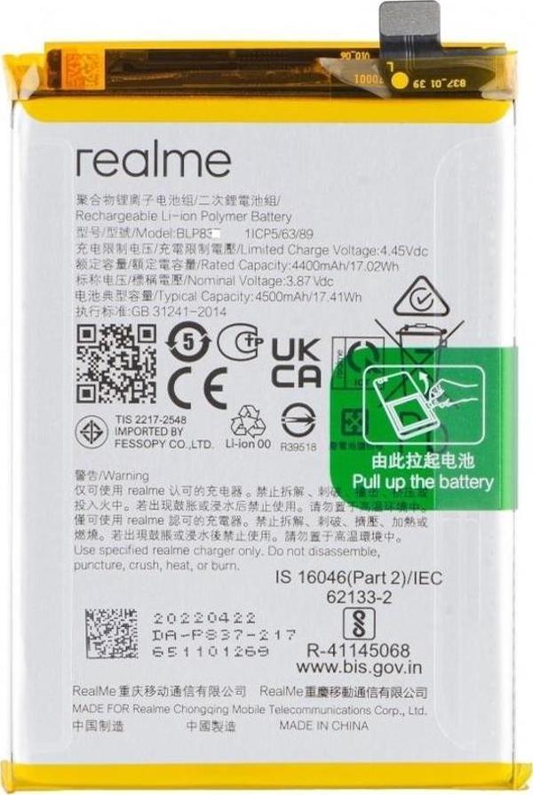 Realme X7 Pil Batarya Blp833 - Image 1
