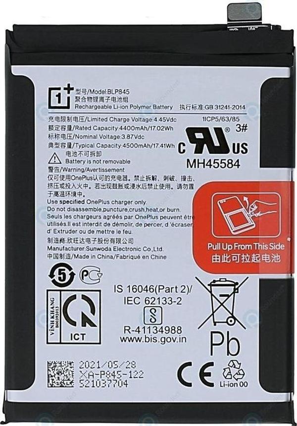 Oneplus Nord Ce 5g Pil Batarya Blp845 - Image 1