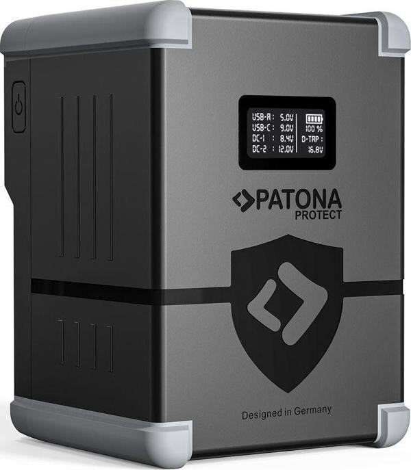 Patona Protect V-Mount Battery V150-Pd100 148Wh Usb-C Usb-A D-Tap 2Xdc-Out - Image 1
