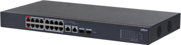 DAHUA DH-CS4218-16ET-240 16+2 10/100 Yönetilebilir Cloud Switch +2 Port Gb. 16 PORT POE 265W Metal Kasa - Image 1