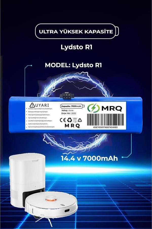 Mrq Lydsto R1 Robot Süpürge Bataryası (Ultra Yüksek Kapasite) 7000Mah - Image 1