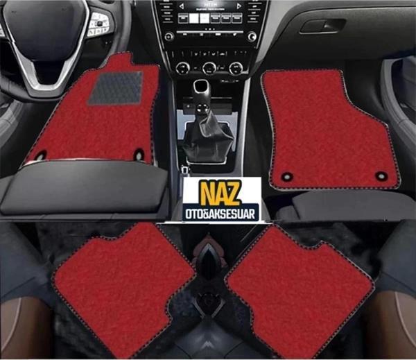 FORD ECOSPORT 2016 + Kırmızı Halı Siyah Kenar Petek Topuk - Image 1
