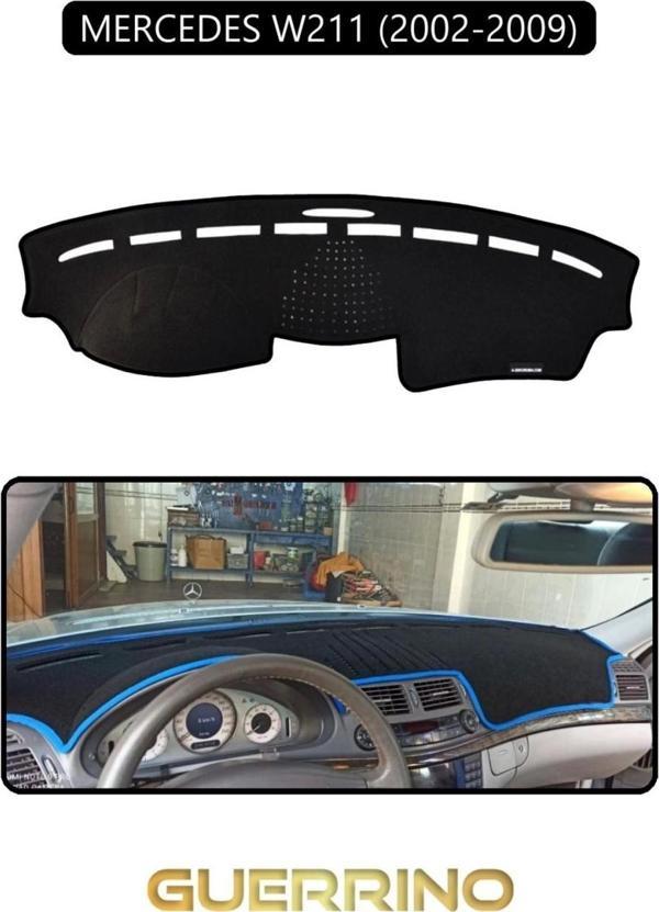 MERCEDES W211 2002-2009TORPİDO KORUMA HALISI SİYAH KENAR - Image 1