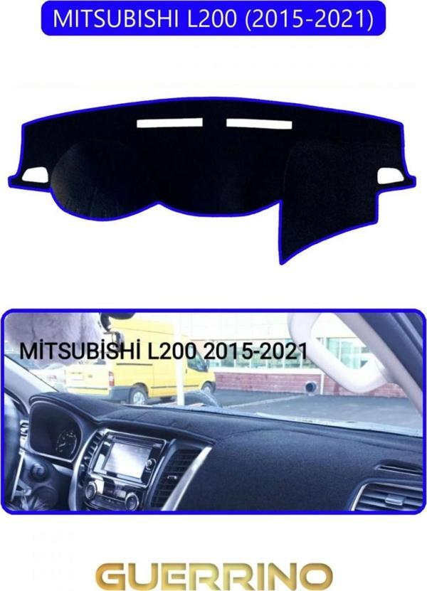 MITSUBISHI L200 2015-2021TORPİDO KORUMA HALISI MAVİ KENAR - Image 1