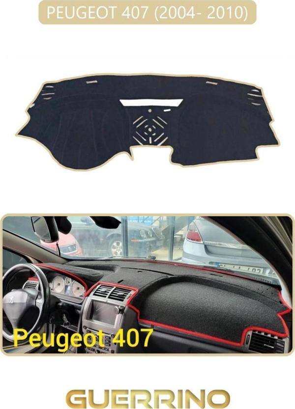PEUGEOT 407 (2004- 2010)TORPİDO KORUMA HALISI BEJ KENAR - Image 1