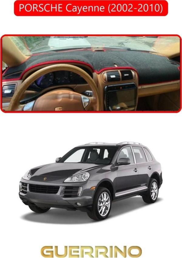 PORSCHE Cayenne (2002-2010) - (955 / 957; )TORPİDO KORUMA HALISI KIRMIZI KENAR - Image 1
