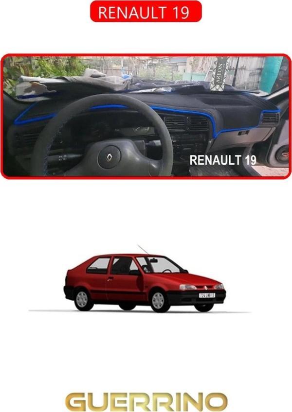 RENAULT 19 TORPİDO KORUMA HALISI KIRMIZI KENAR - Image 1