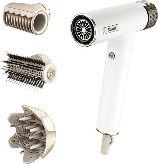 Speedstyle 3-In-1 Air Saç Kurutma ve Şekillendirme Sistemi - Ipek Beyazı Shark Ninja - Image 1