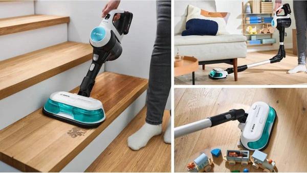 BCS71HYG3 Hygienic 2'Si 1 Arada Premium Aqua Şarjlı Dikey Süpürge 10 yıl Motor Garantili - Image 1