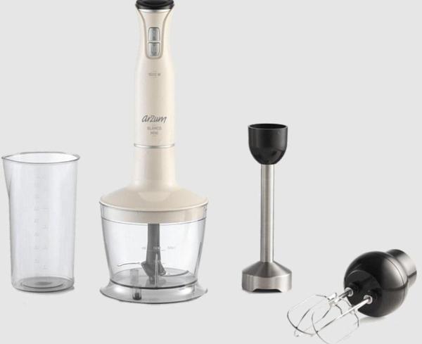 Mutfak Robotu Seti Çok Amaçlı Blender Set Krem - Image 1