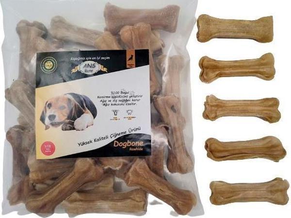 7 Cm Naturel Pres Kemik 25 Li Torba Çiğneme Kemiği - Image 1