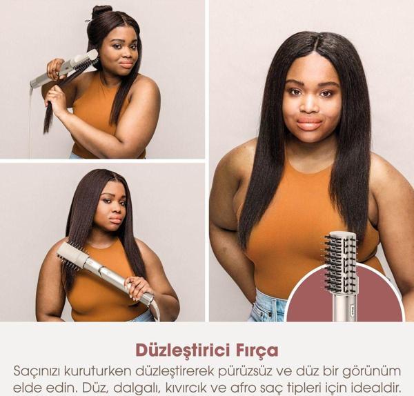 FlexStyle 5-in-1 Saç Kurutma & Şekillendirme Sistemi - Stone - Image 1