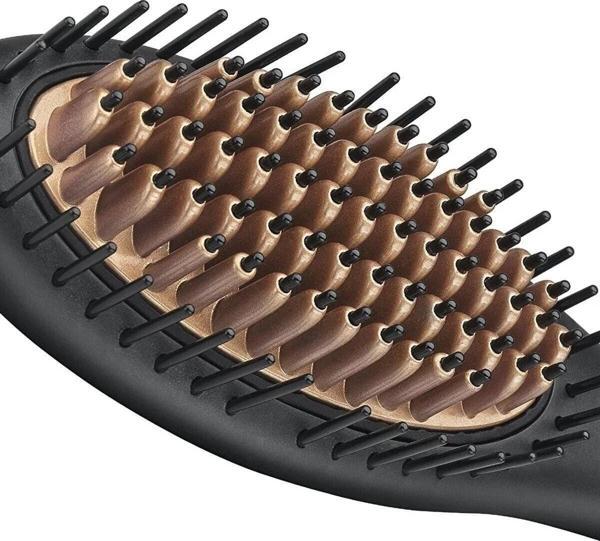 Saç Düzleştirici Fırça Tarak Keratin Bakım Etkisi Superstar - Image 1
