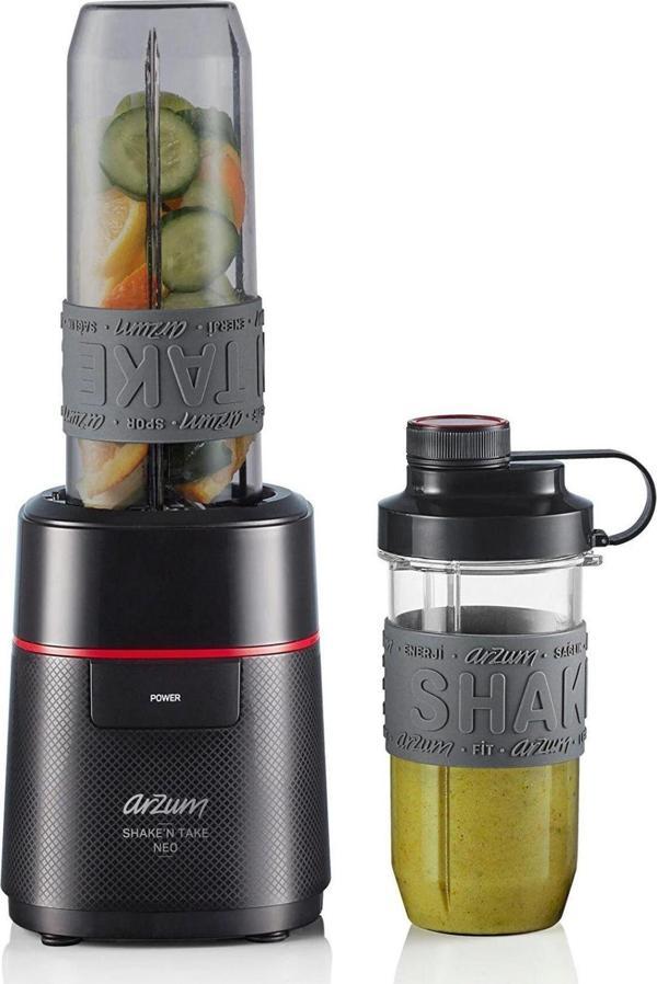 Ar1147 Shake'n Take Neo Kişisel Blender - Siyah & Gümüş Kolye Hediyeli - Image 1