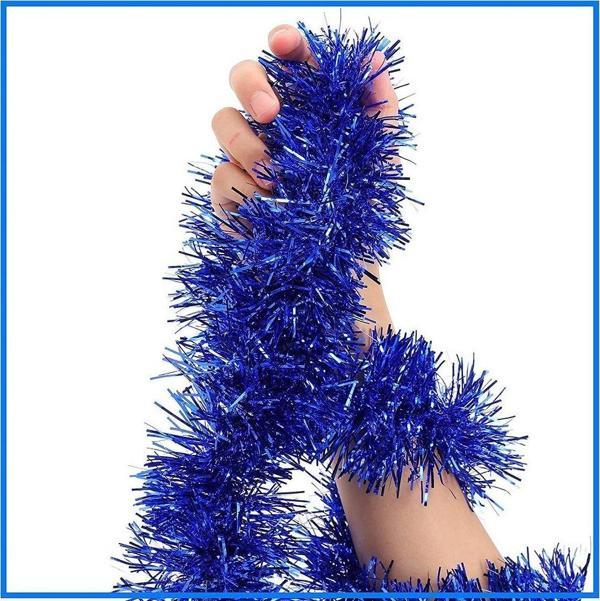 Simli Parti Süsü 2 Metre Mavi - Image 1